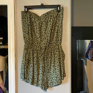 Olive Green Romper